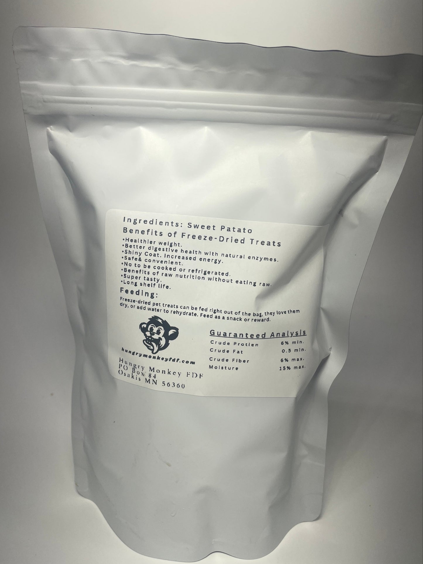 (A) Freeze-Dried Pet Treats - Sweet Potatoes