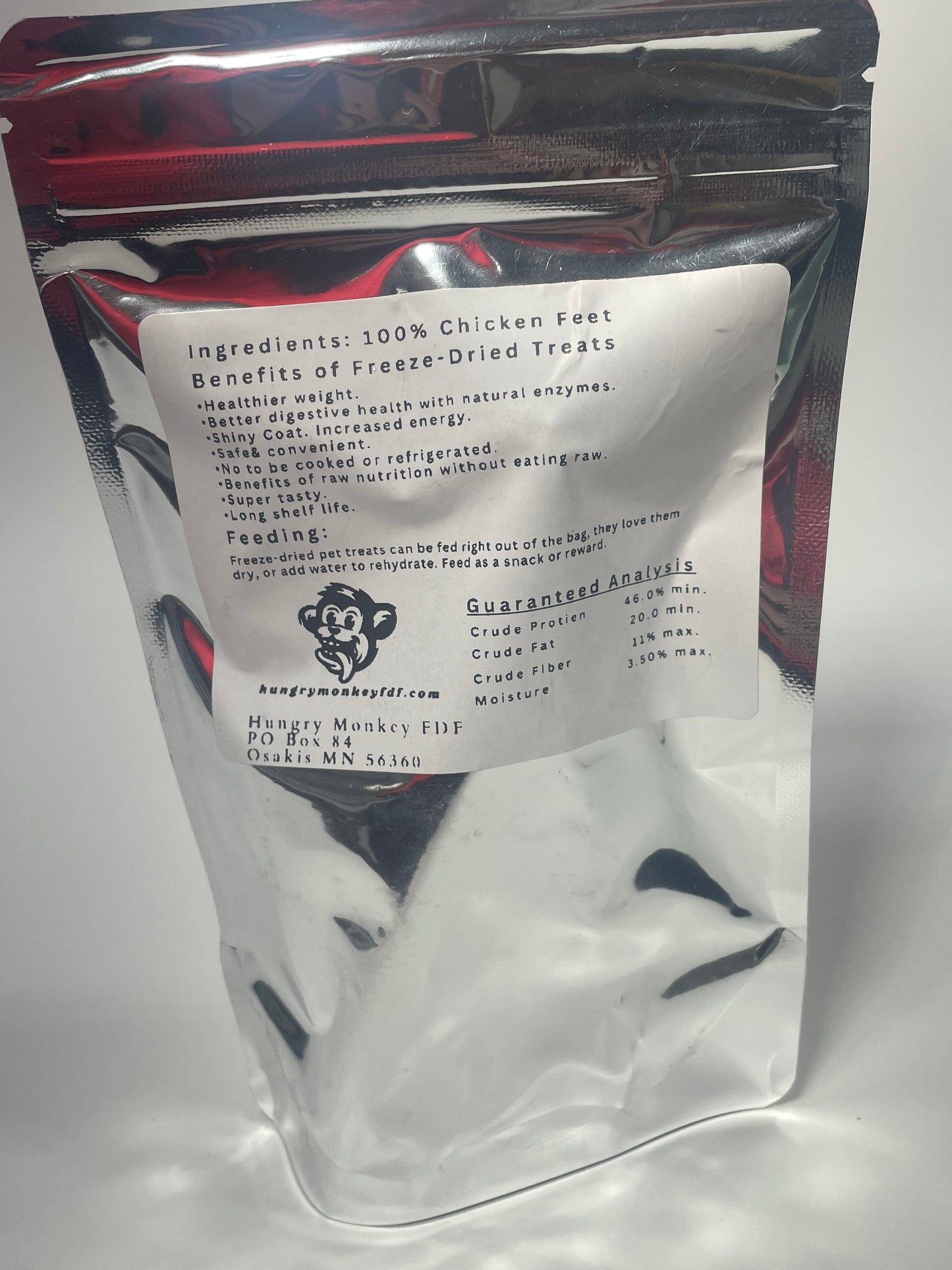 (A) Freeze-Dried Pet Treats - Chicken Feat