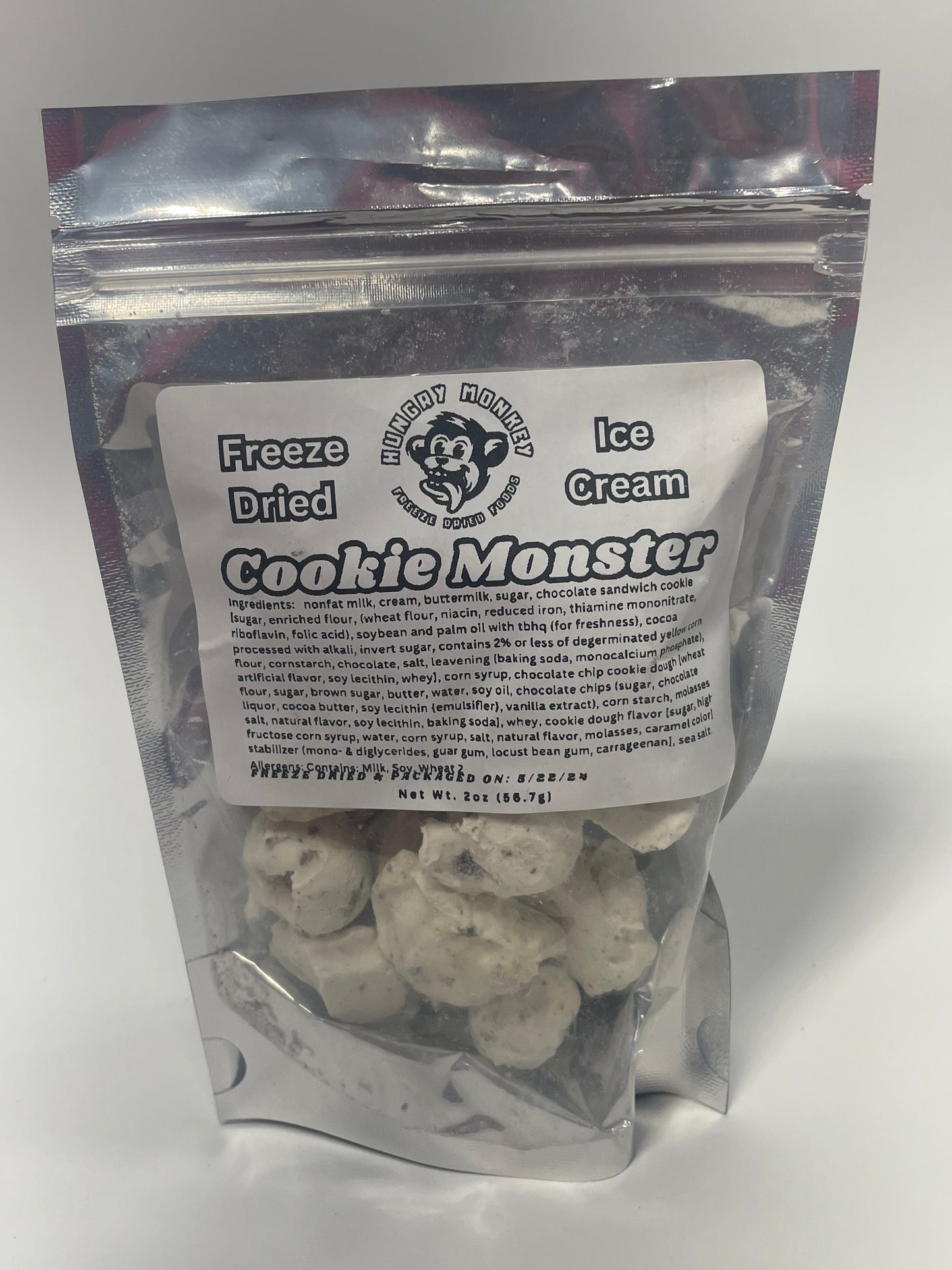 Freeze-Dried Ice Cream Cookie Monster