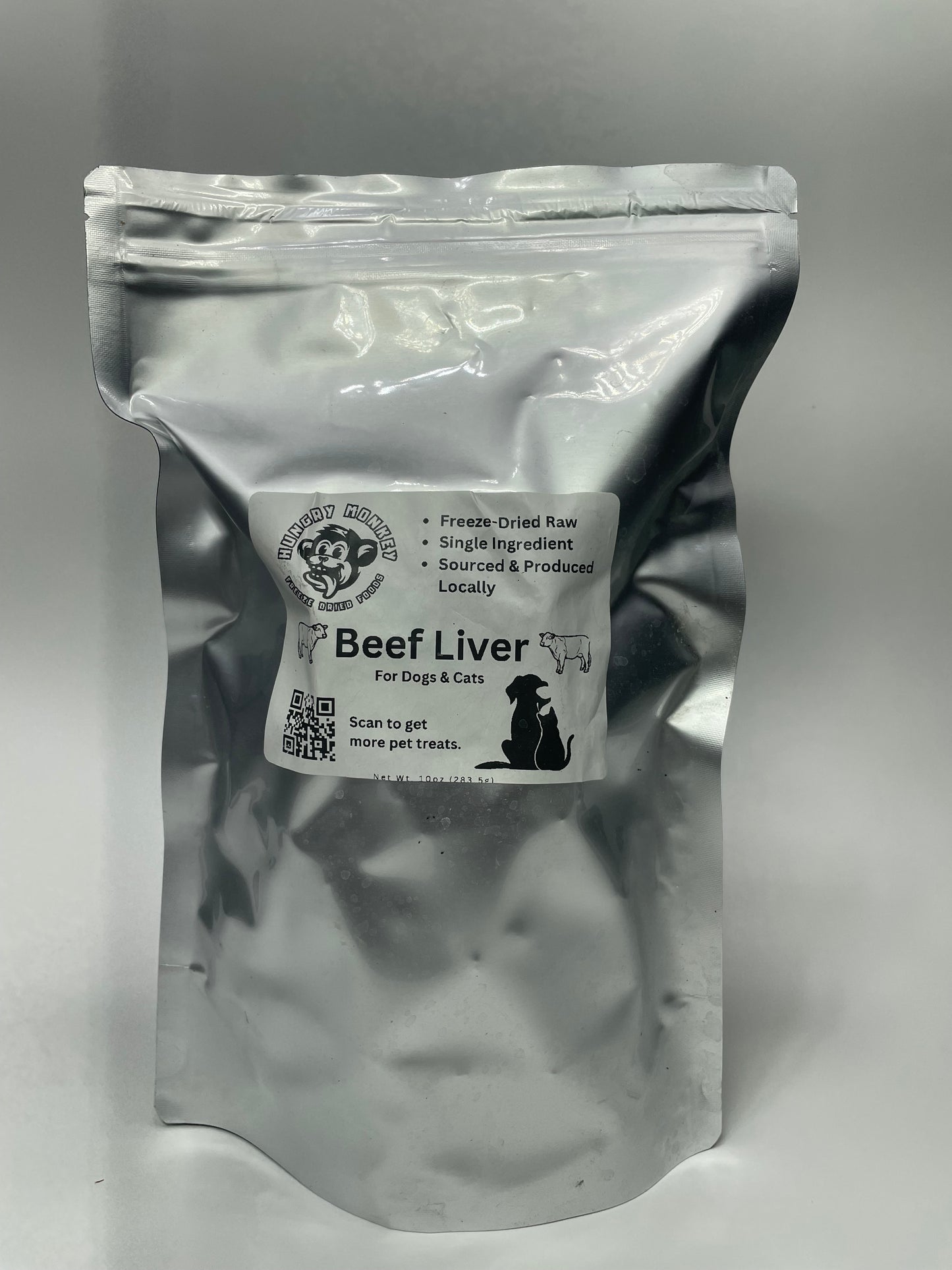 (A) Freeze-Dried Pet Treats - Beef Liver XL 10oz
