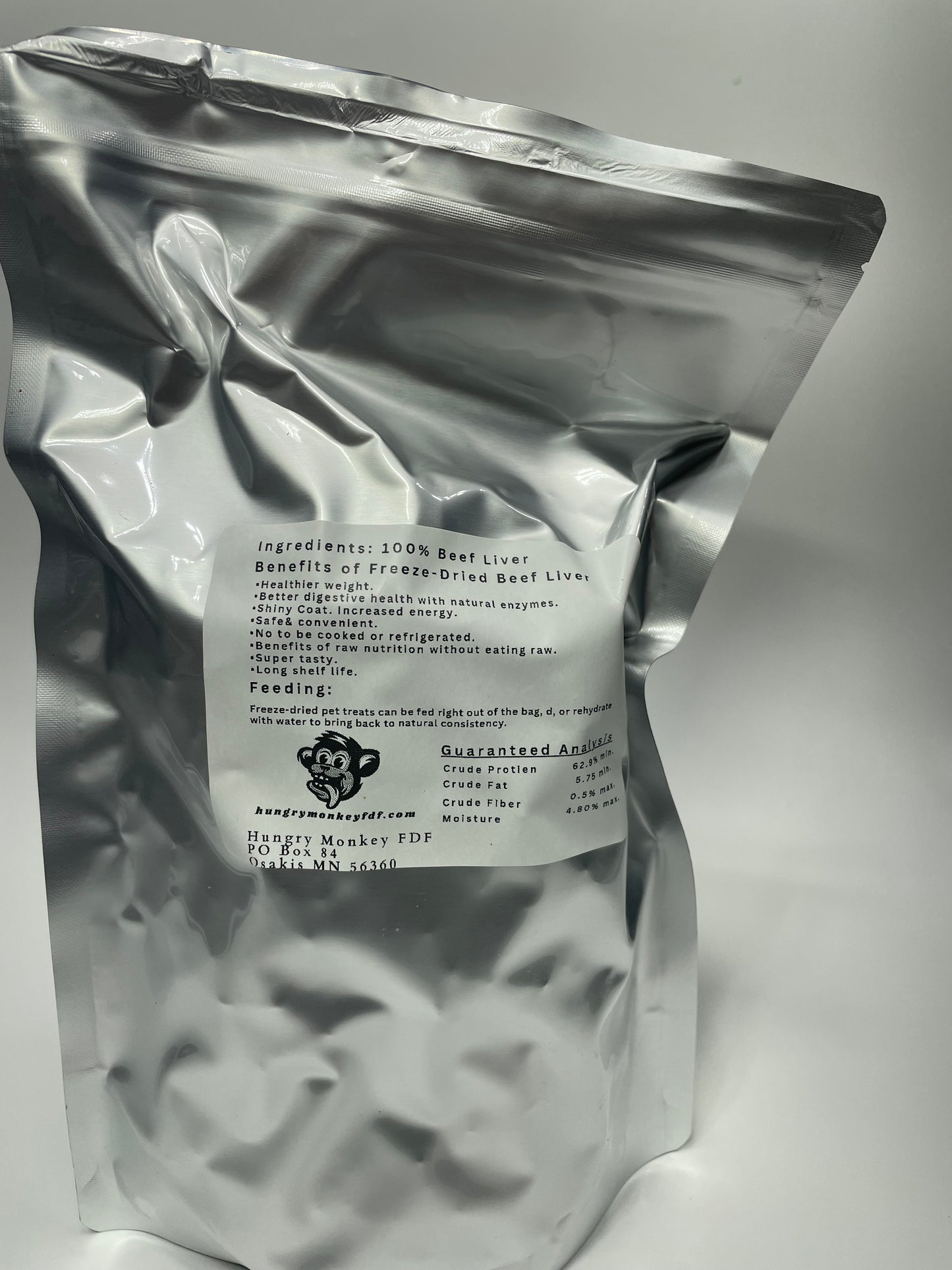 (A) Freeze-Dried Pet Treats - Beef Liver XL 10oz
