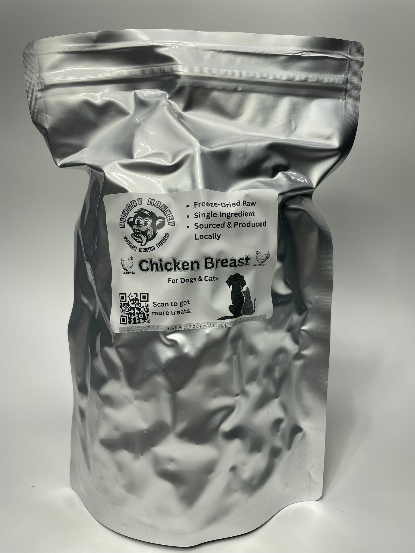 (A) Freeze-Dried Pet Treats - Chicken Breast XL 10oz