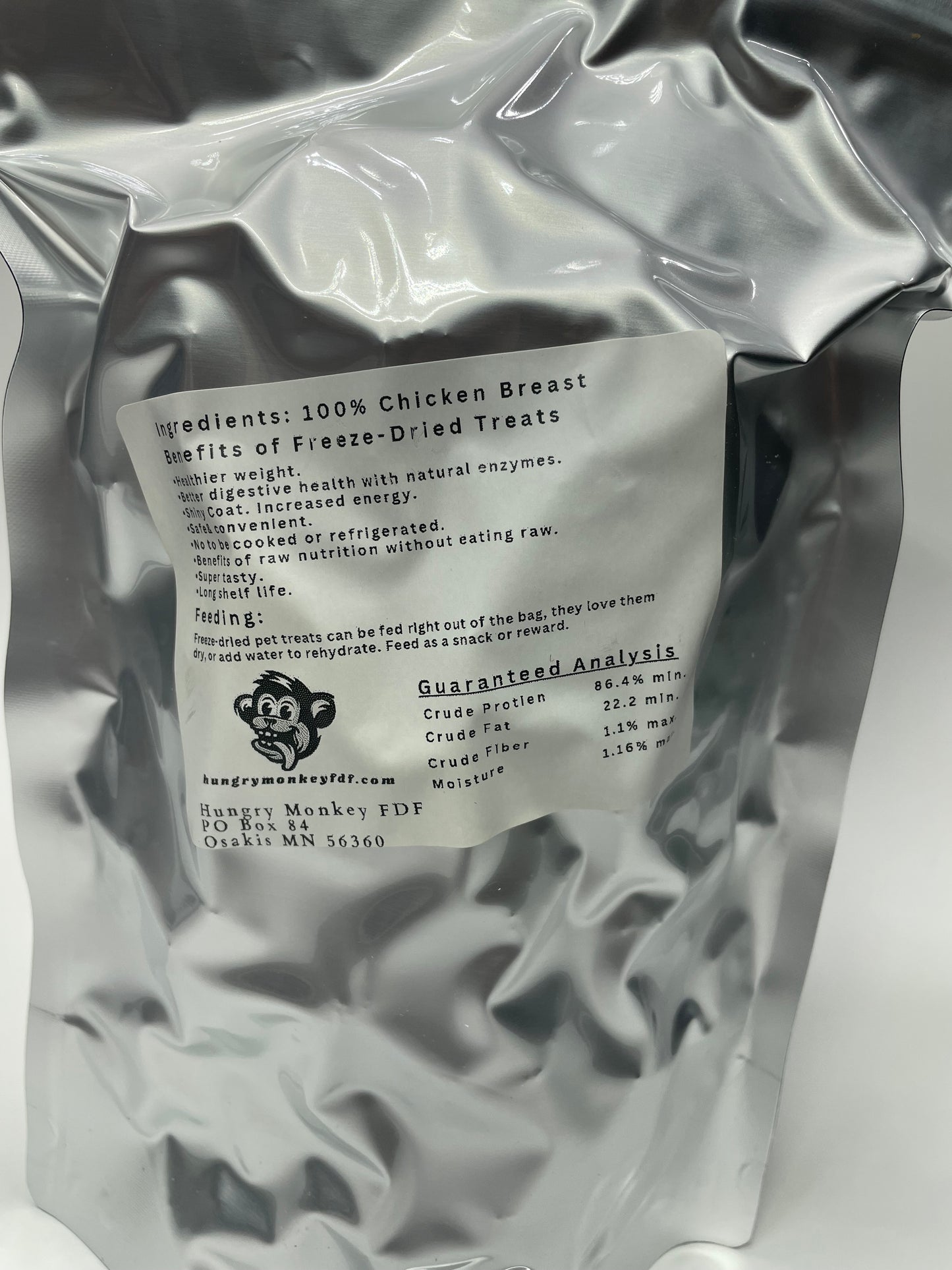 (A) Freeze-Dried Pet Treats - Chicken Breast XL 10oz