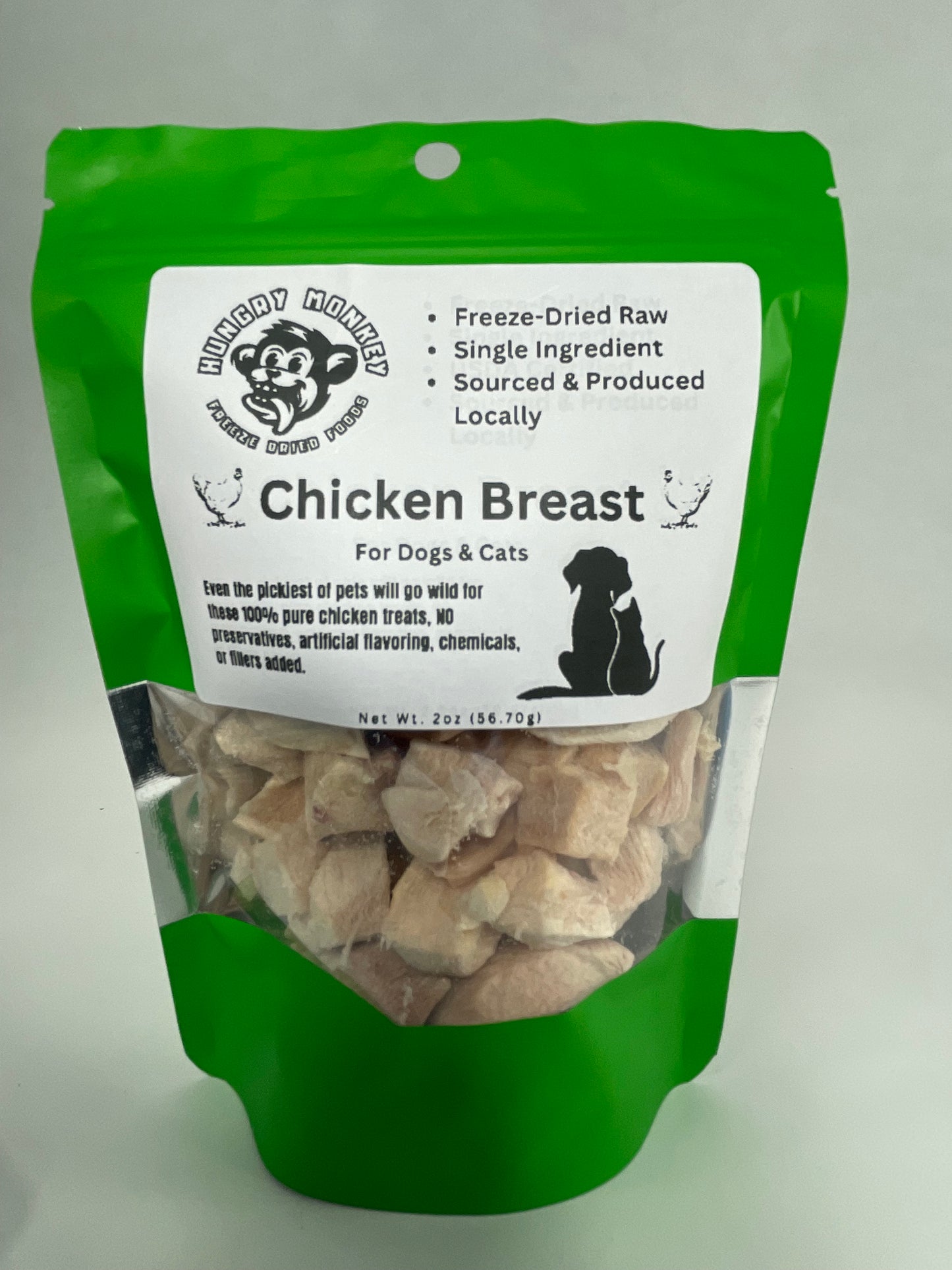 (A) Freeze-Dried Pet Treats - Chicken Breast
